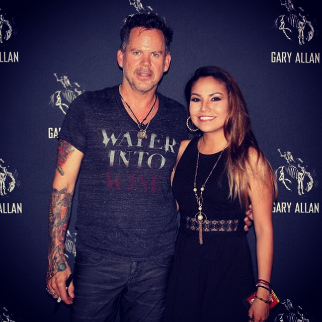 Gary Allan with Michelle Rodriguez