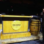 Eric Church Receives One-of-a-Kind Whiskey Barrel and Bar From Jack Daniel’s